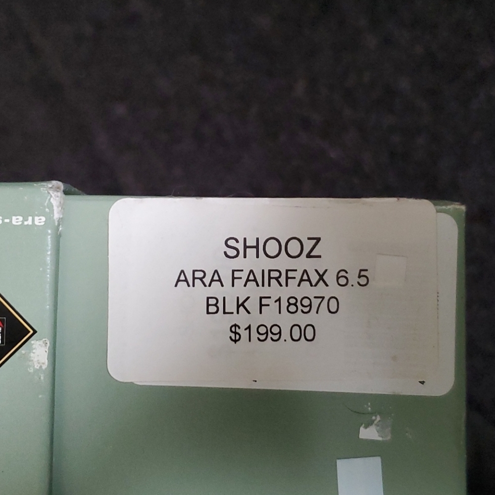NIB Ara Gore-Tex heal black boots woman size 6.5 - Picture 13 of 14